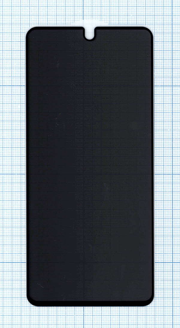 Защитное стекло Privacy "Анти-шпион" для Xiaomi Redmi Note 12 Pro Plus черное