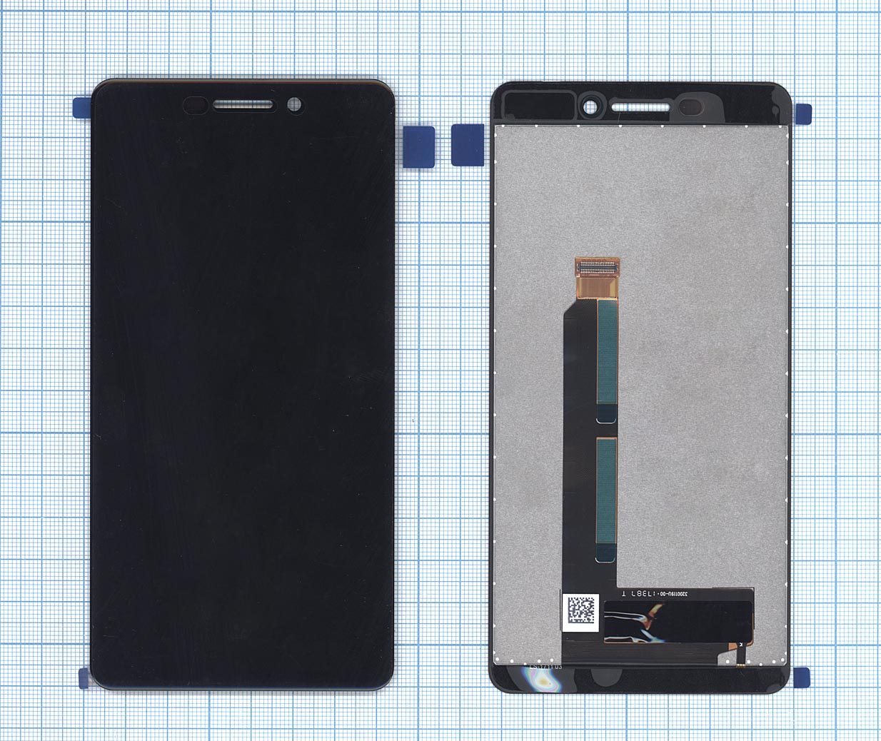 Дисплей для Nokia 6.1 черный