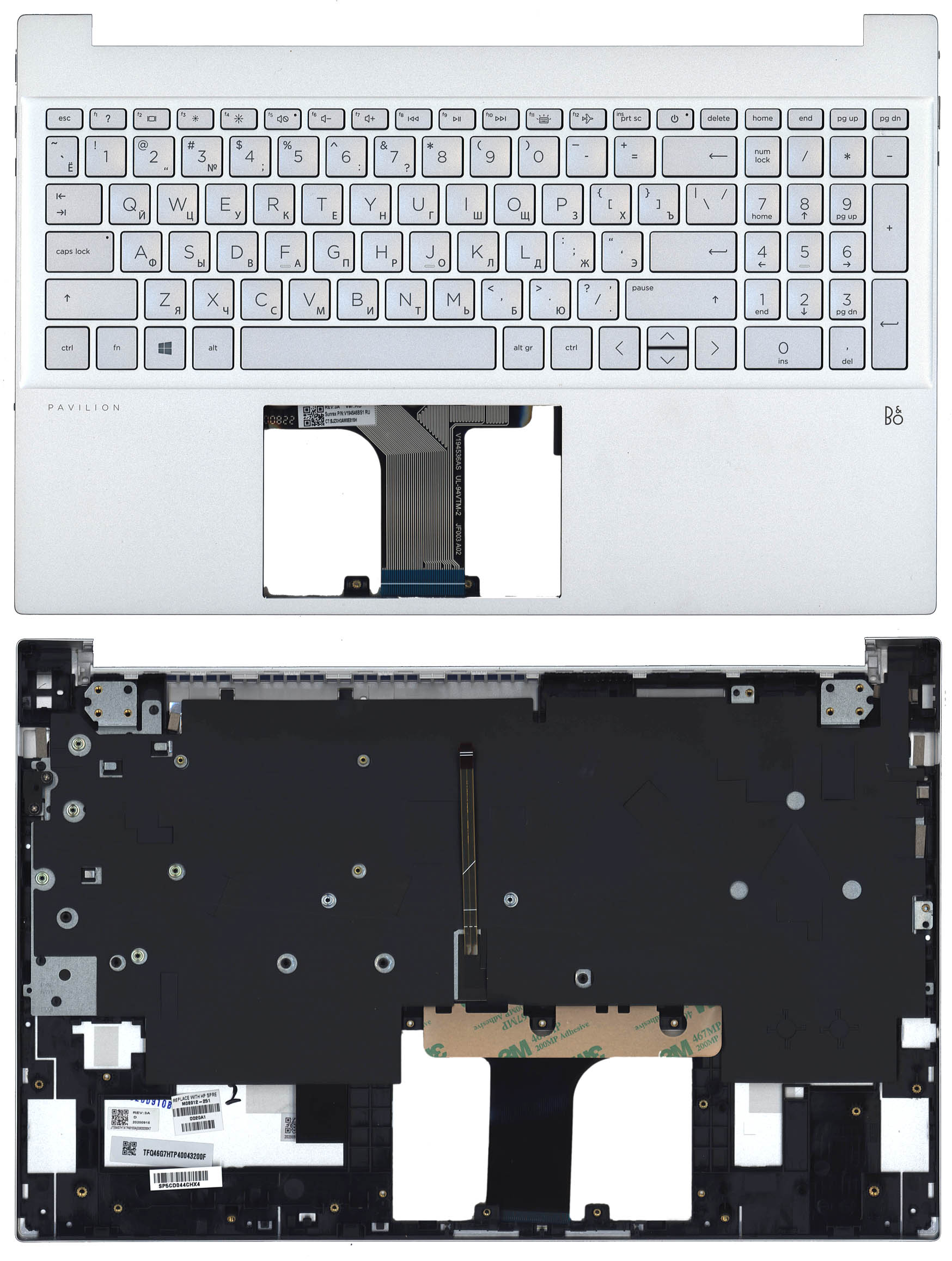 Топкейс для HP Pavilion 15-EG 15-EH M08912-251, M14598-251