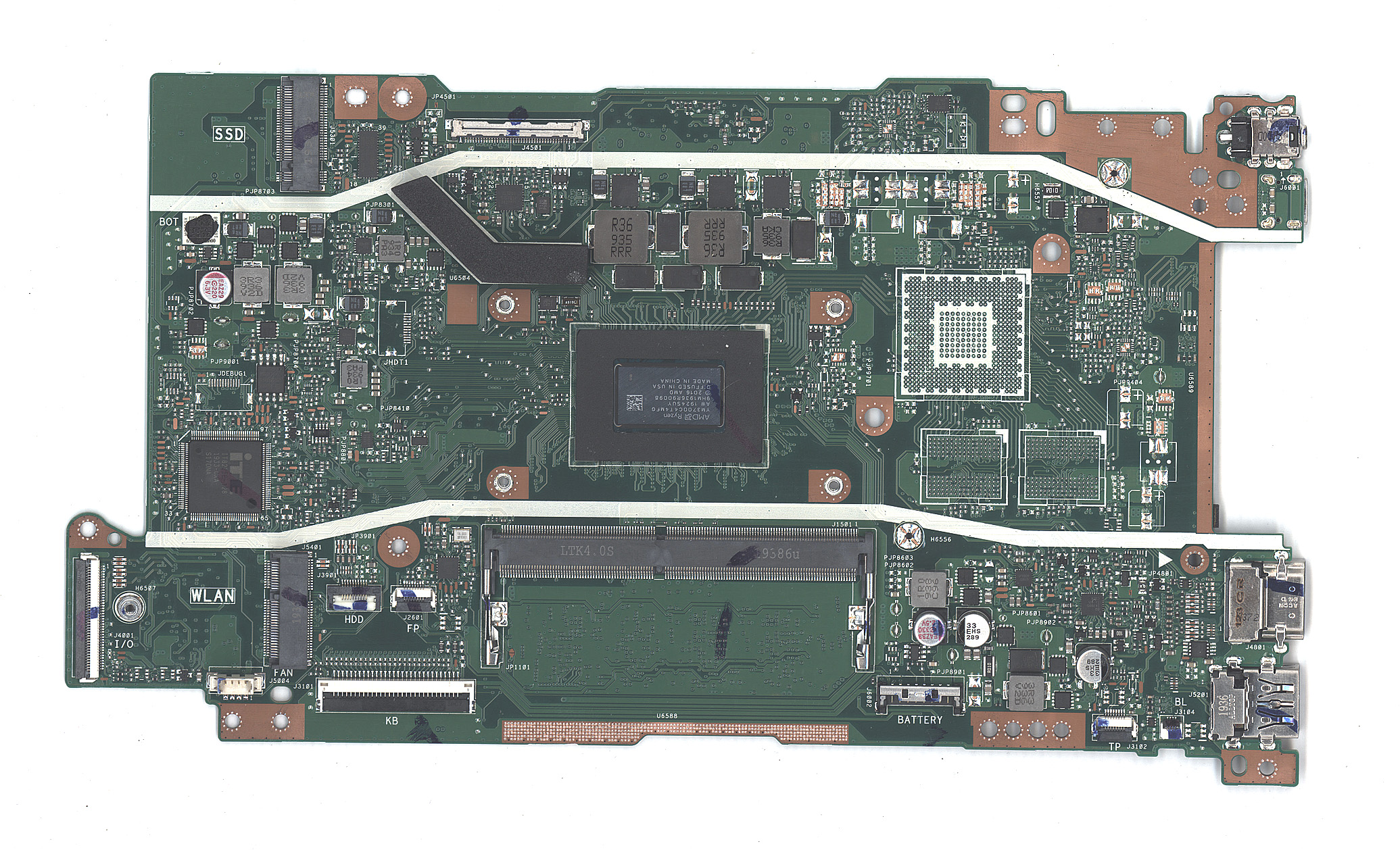 Материнская плата для Asus X509DA 4G/R7-3700U 90NB0P50-R00060