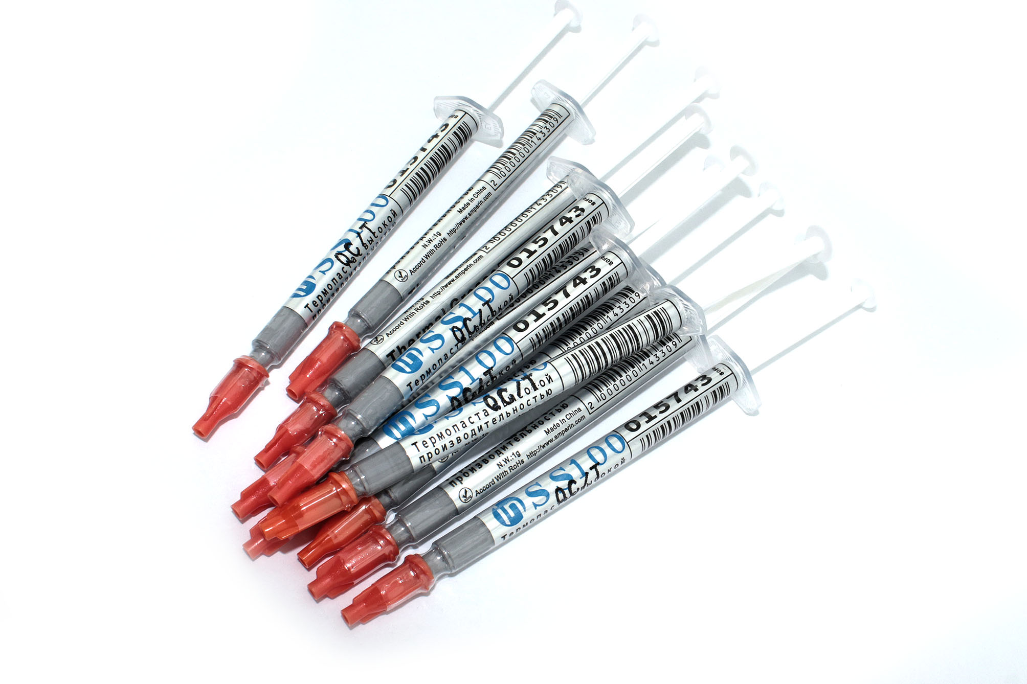 Термопаста Amperin SS100 1 грамм 10 шт