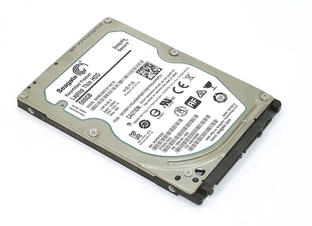 Жесткий диск HDD 2,5" 500 Gb Seagate ST500LT025