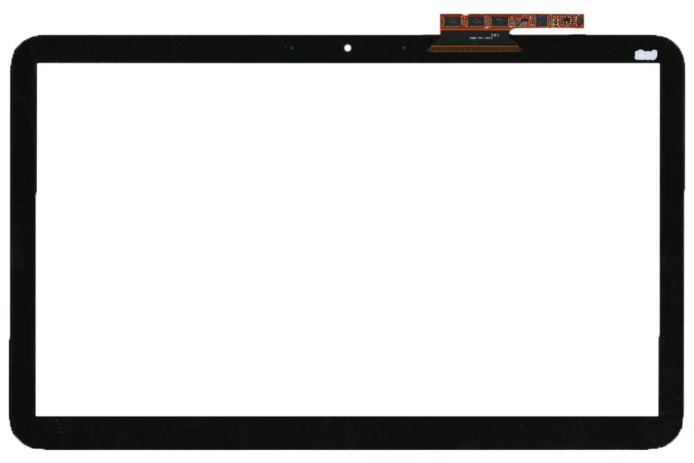 Сенсорное стекло (тачскрин) для HP TouchSmart 15 5386S FPC-1 REV:2 черное