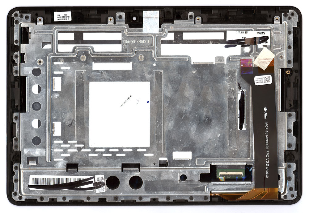 Модуль (матрица + тачскрин) Asus ME102 черный с рамкой уценка
