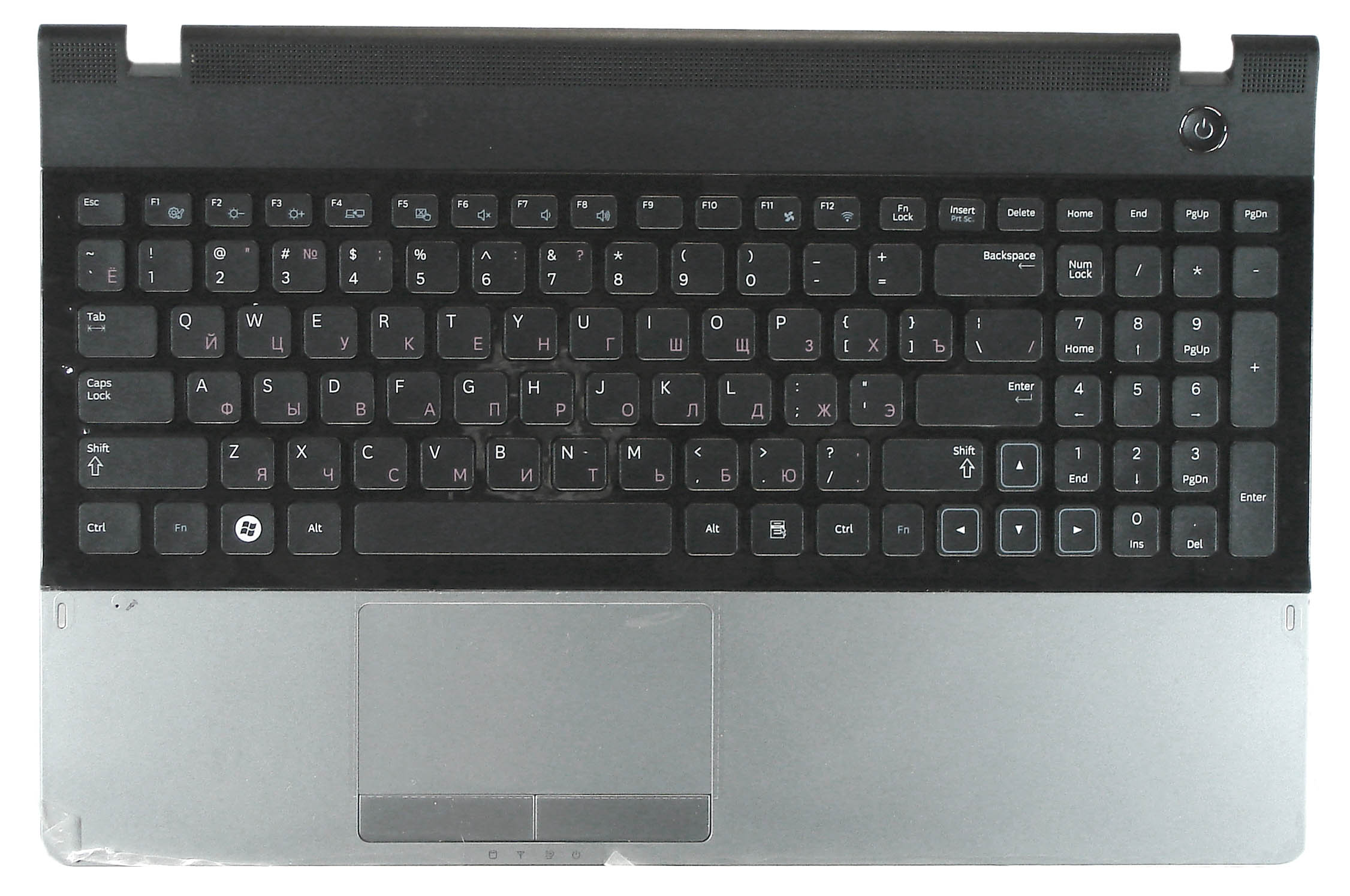 Топкейс для Samsung 300E5A 305E5A серебристый