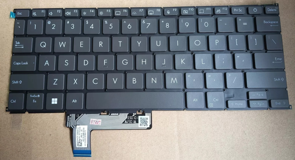 Клавиатура для ноутбука Asus ZenBook UX5304 черная