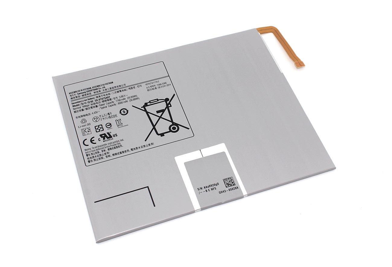 Аккумуляторная батарея EB-BT875ABY для Samsung Galaxy Tab S7 SM-T875 3.86V