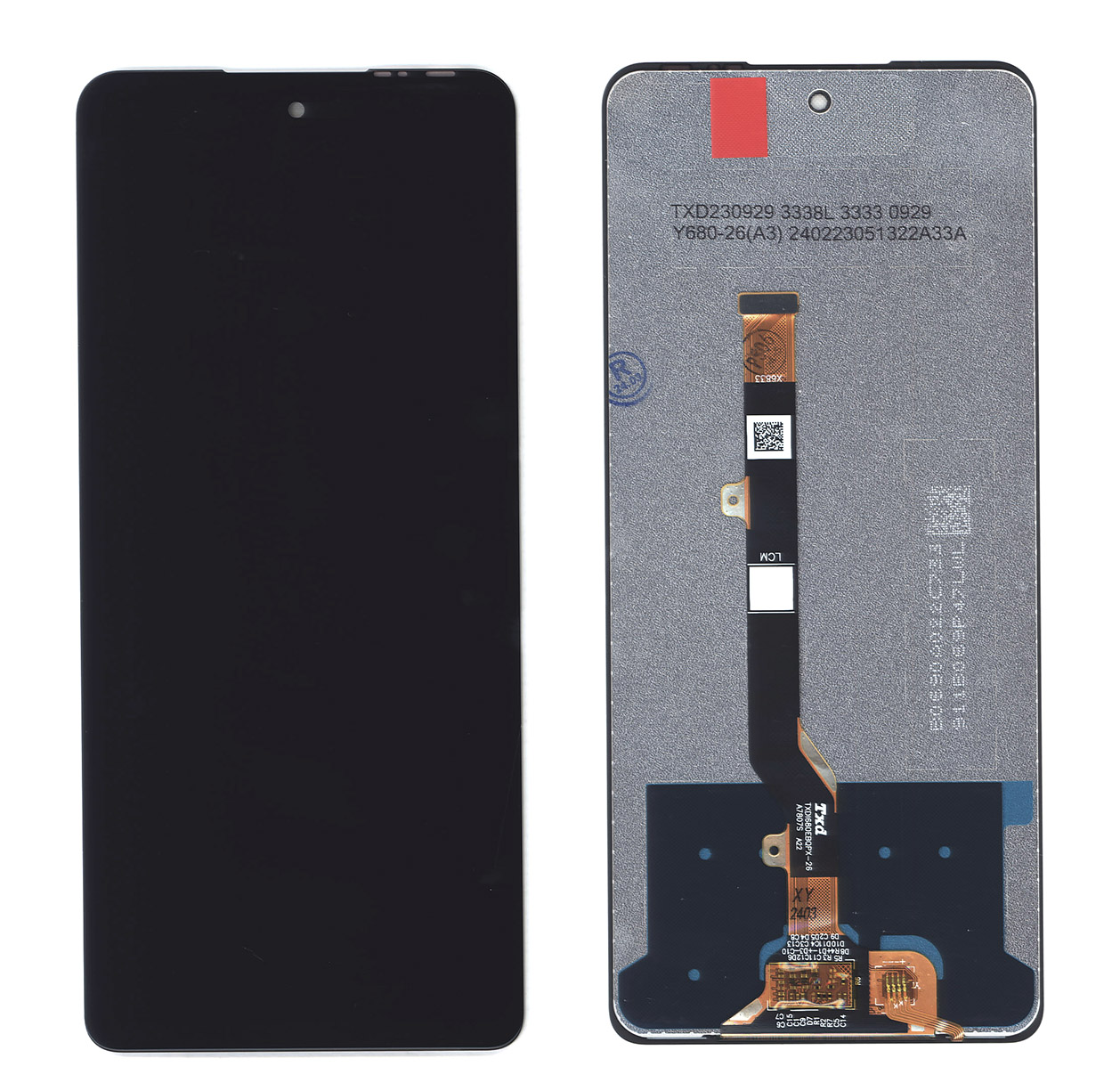 Дисплей для Tecno Pova 5 (LH7n) в сборе с тачскрином черный