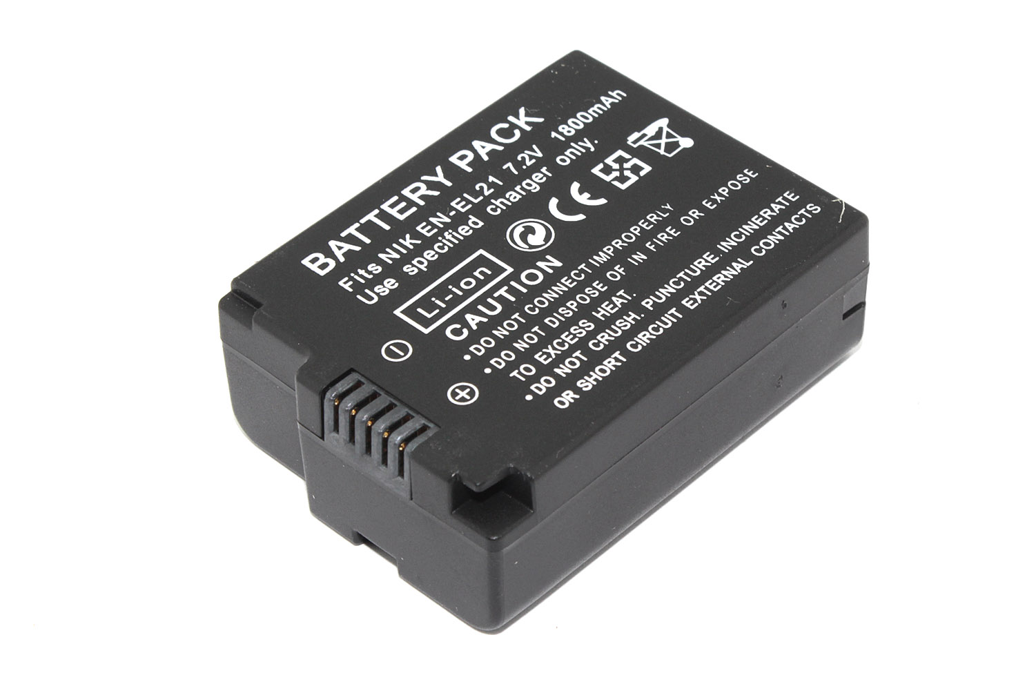 Аккумуляторная батарея для фотоаппарата Nikon 1 V2 (EN-EL21) 7.2V 1800mAh Li-ion