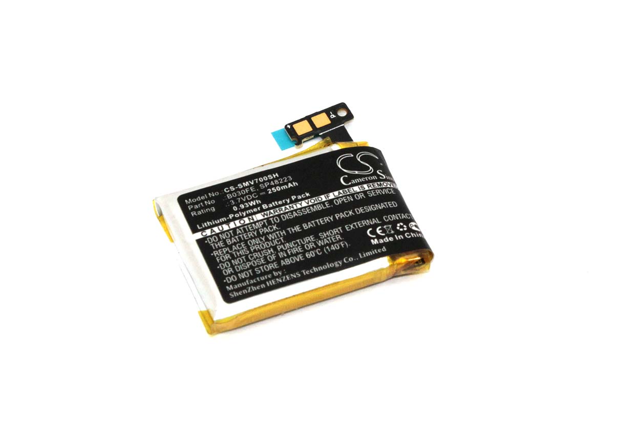 Аккумуляторная батарея CameronSino для Samsung Galaxy Gear SM-V700 (GH43-03992A) 250 mah