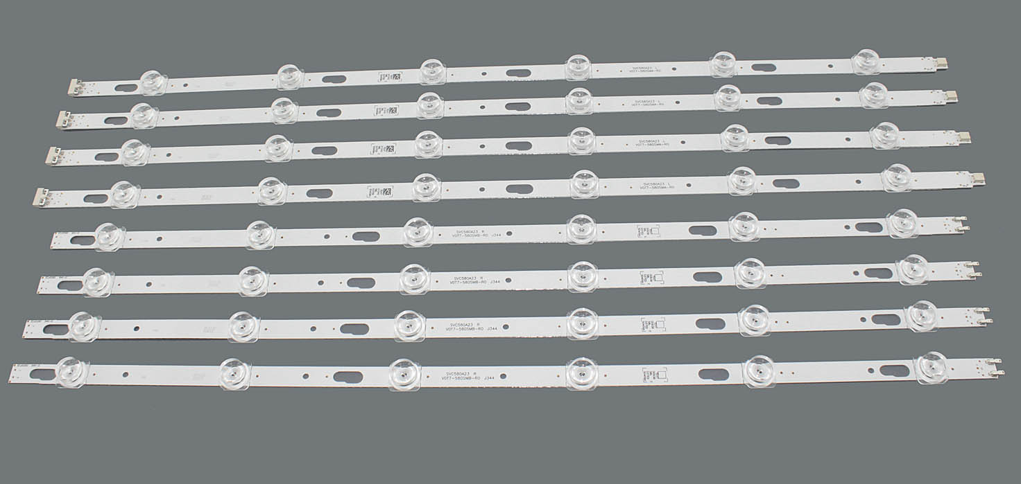 Светодиодная подсветка TV 58" Samsung BN96-50458A BN96-50459A (комплект 8шт)