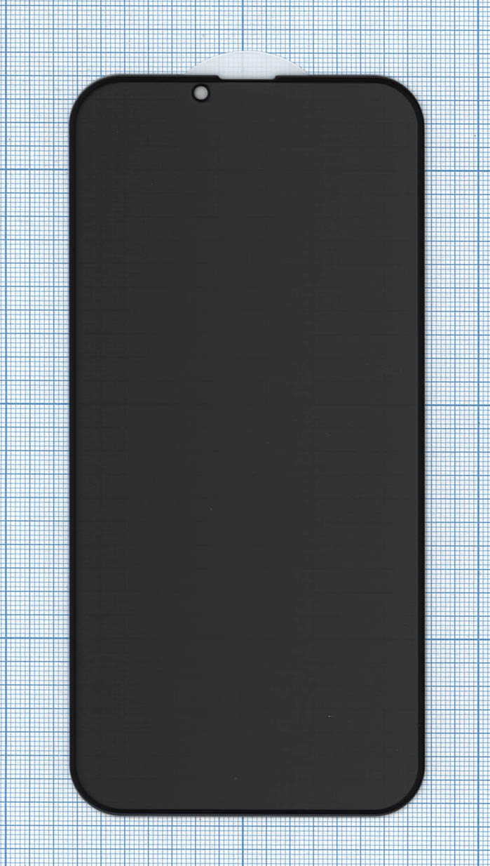 Защитное стекло Privacy "Анти-шпион" для Apple iPhone 14 Plus черное