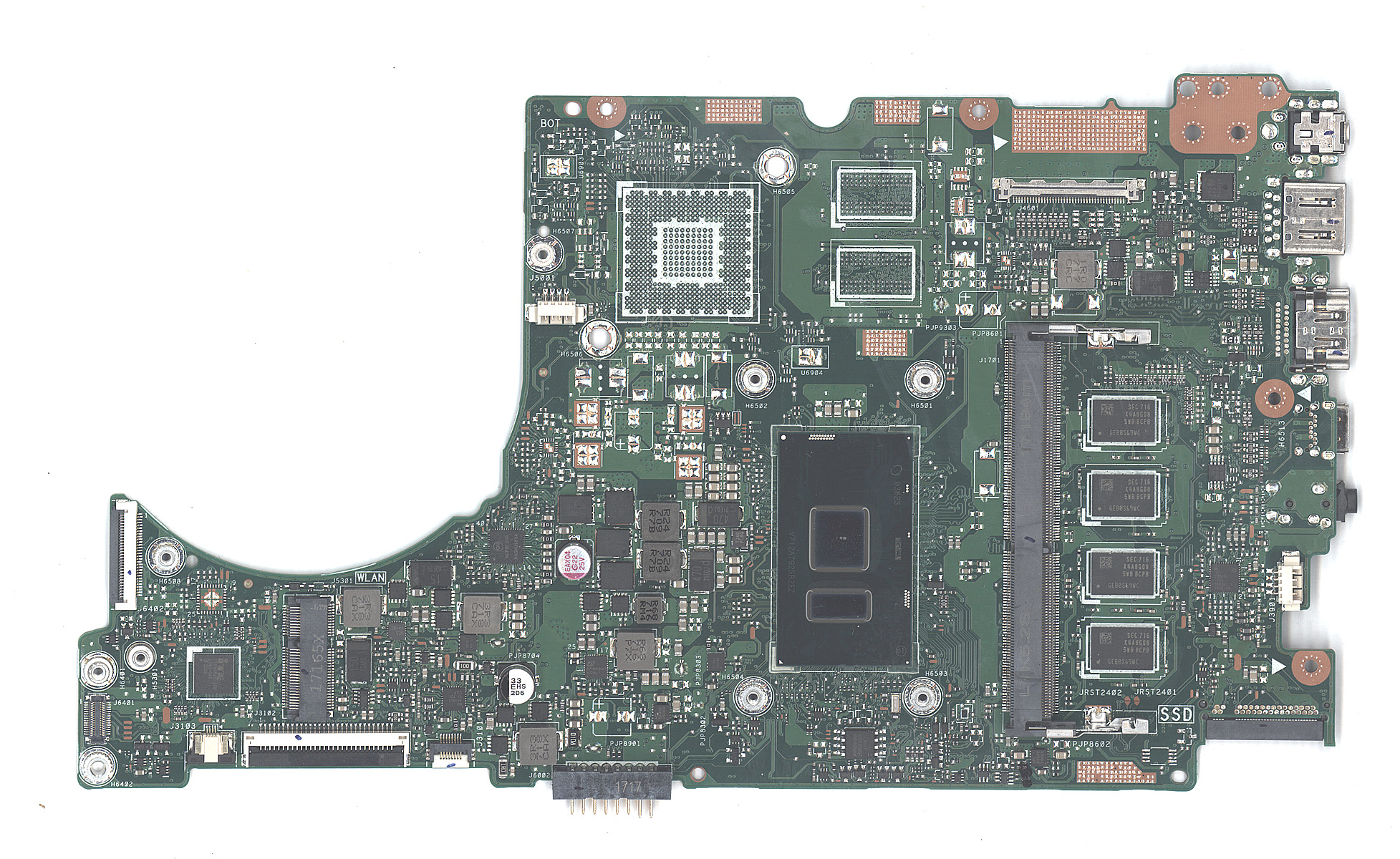Материнская плата для Asus UX310UA 8G/I7-6500U 90NB0CJ0-R00030