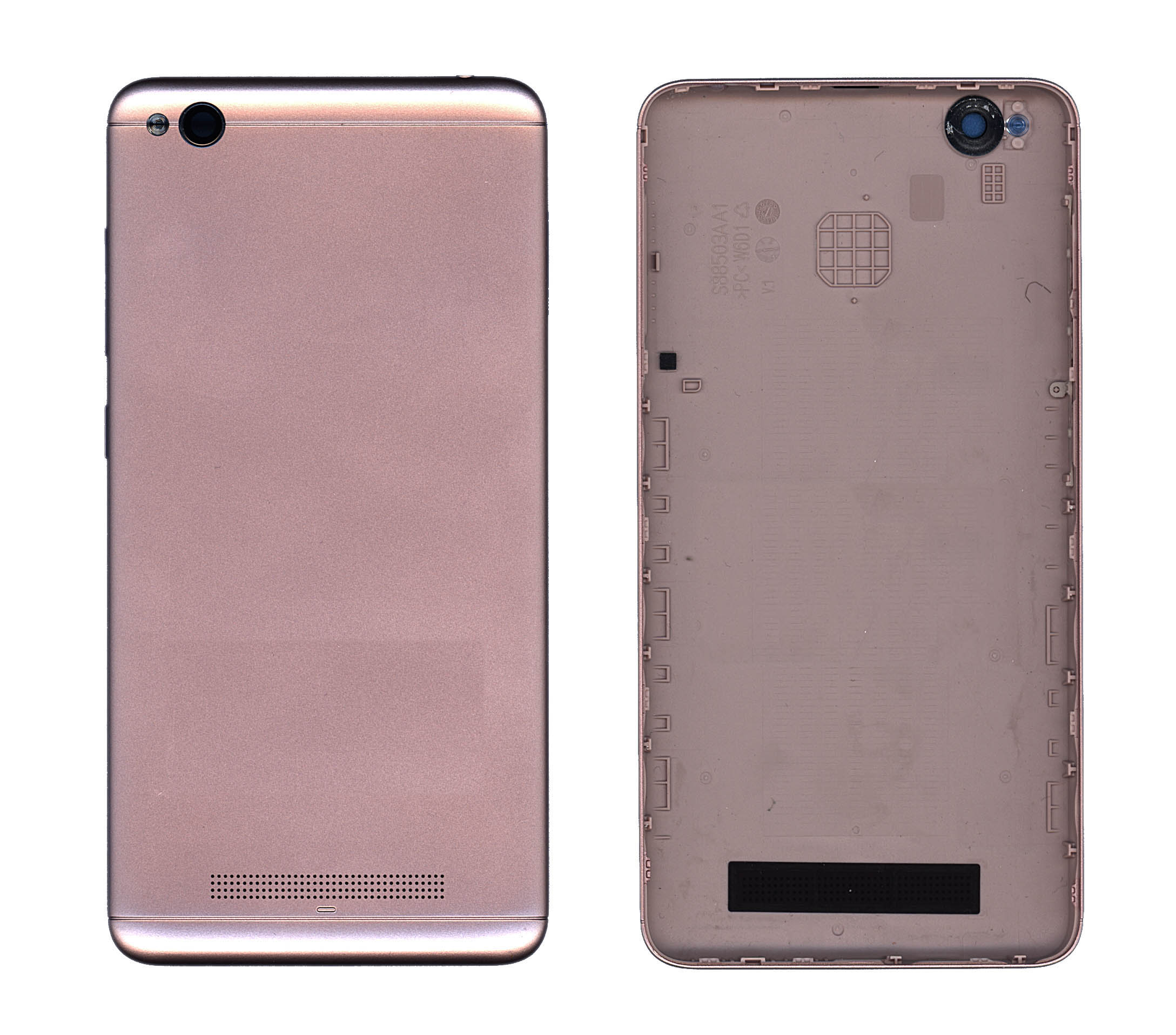 Задняя крышка для Xiaomi Redmi 4A розовая с разбора
