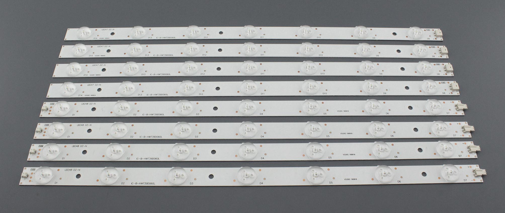 Светодиодная подсветка TV 39-40" IC-B-HWT39D060L/R (комплект 8шт)