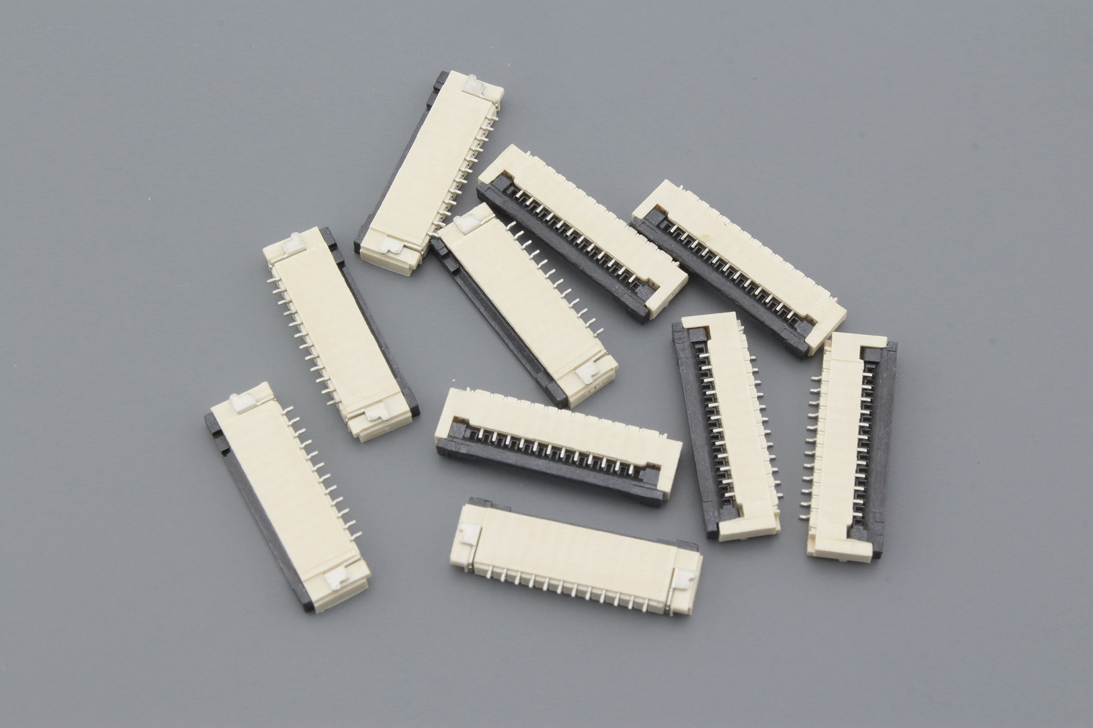 Разъем FPC Flip-Lock 1010-12RLGF 12 pin высота 1мм шаг 1мм 10 шт