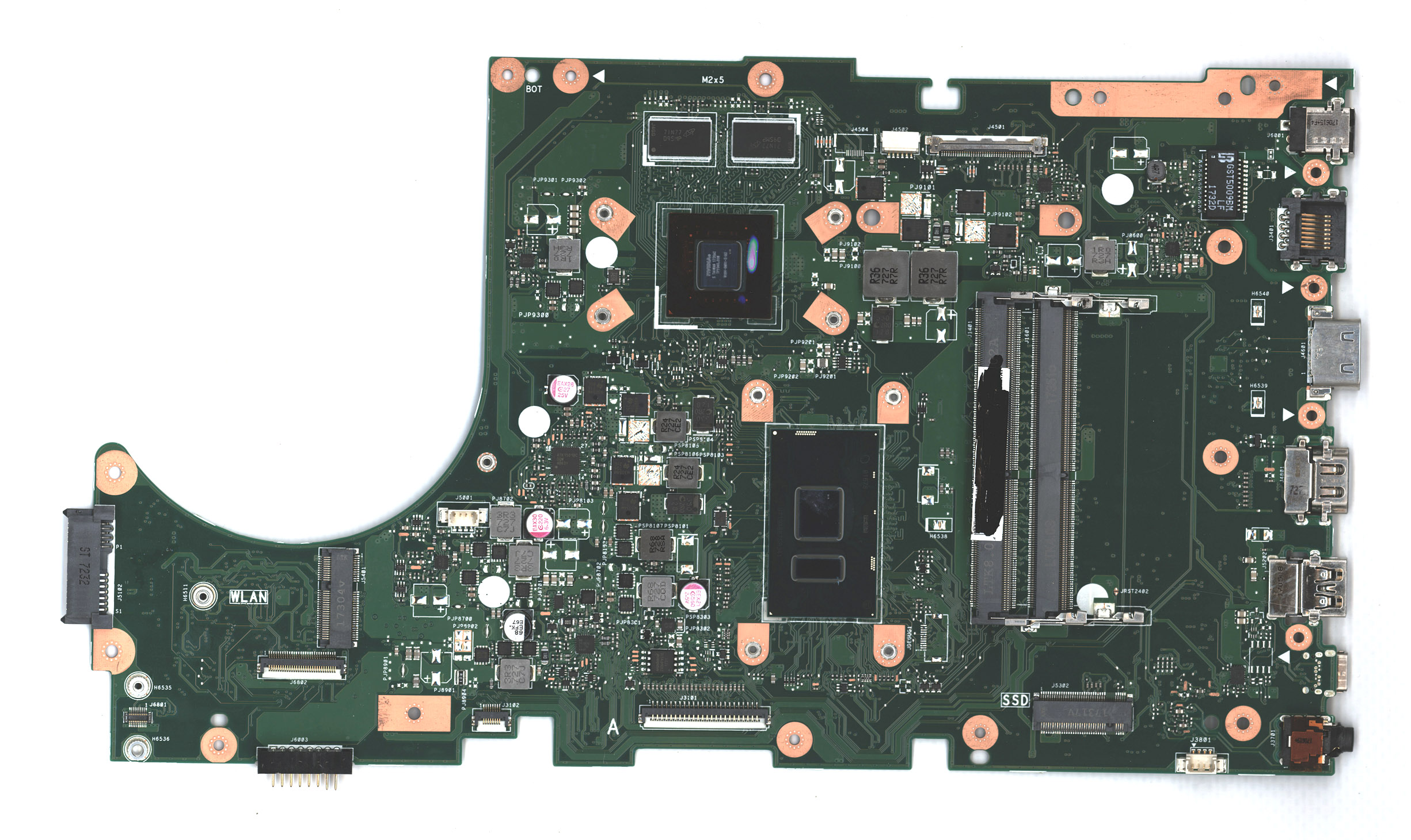 Материнская плата для Asus X756 I7-7500U