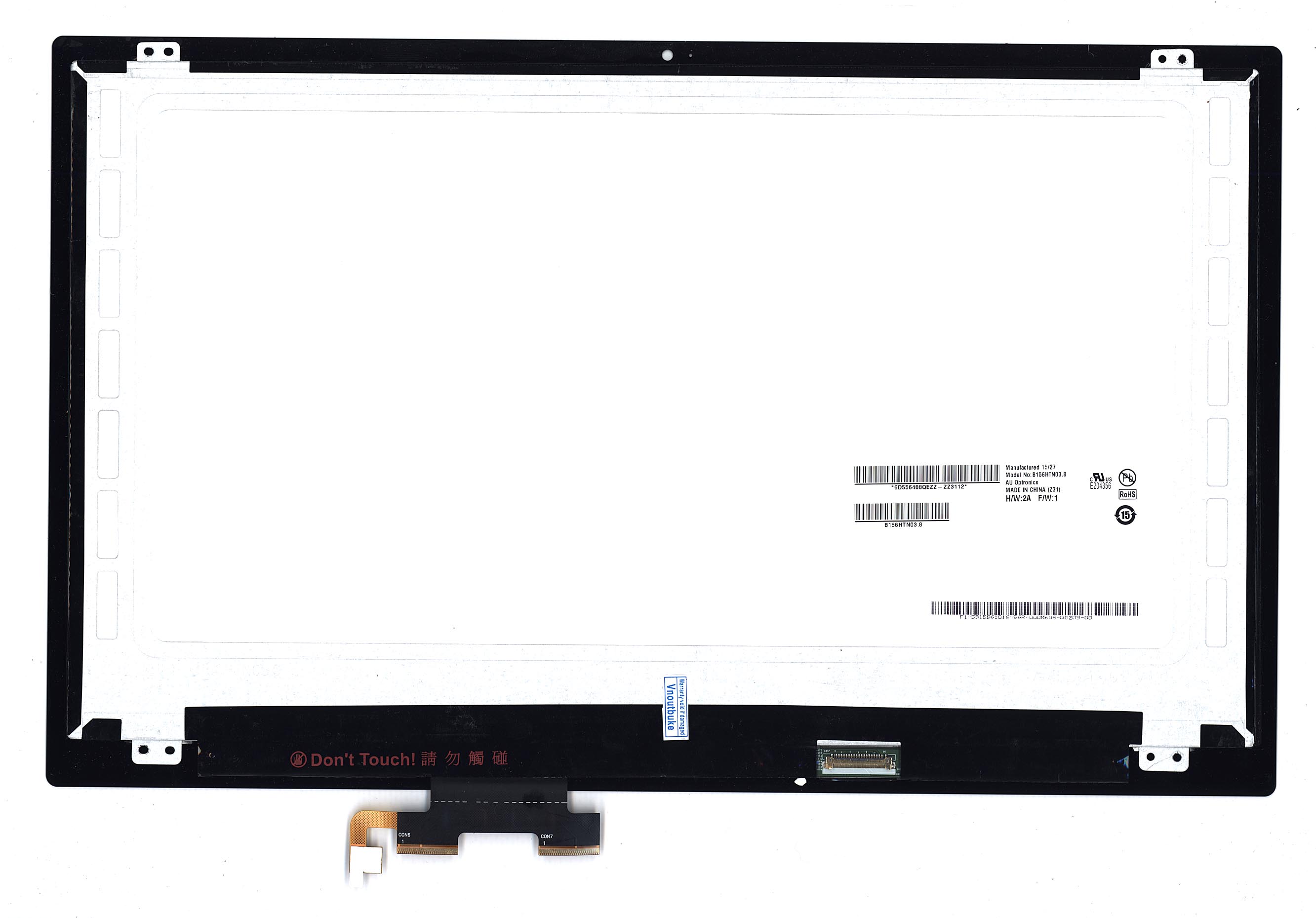 Модуль (матрица + тачскрин) для Acer Aspire V7-582 FHD TN черный