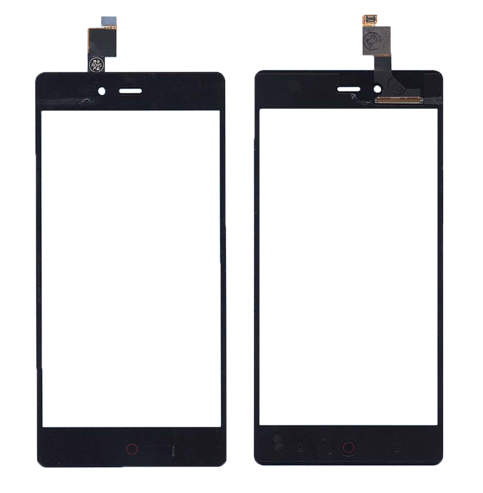 Сенсорное стекло (тачскрин) для ZTE Nubia Z9 Mini черное