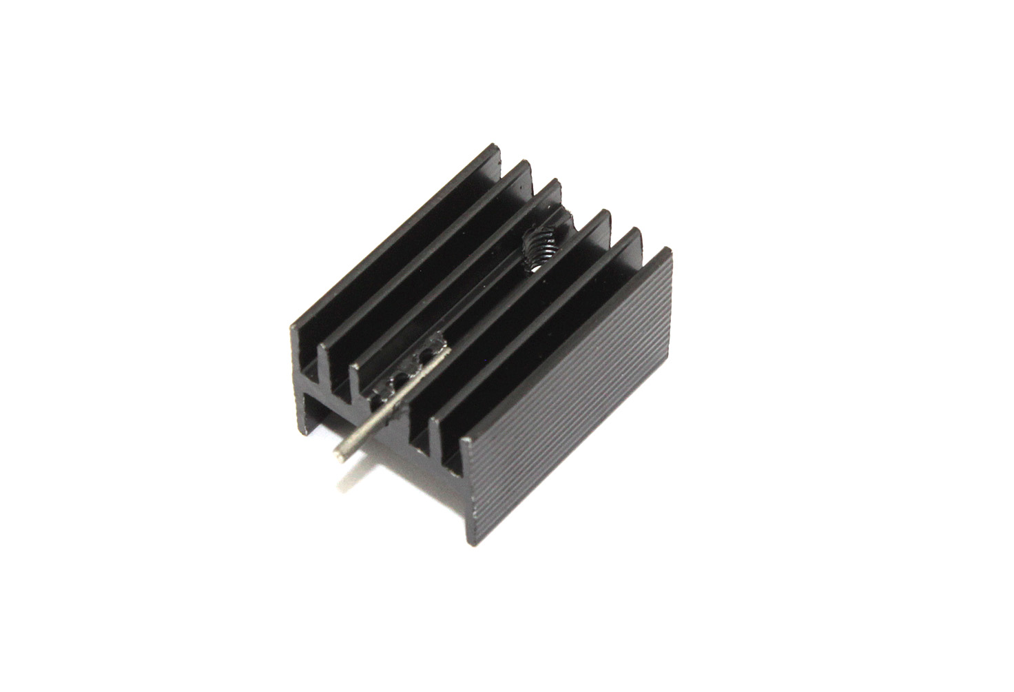 Аллюминиевый радиатор TO-220 Mosfet, 20x15x10 мм, 1Pin