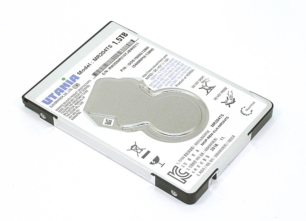 Жесткий диск HDD 2,5" 1.5Tb Utania MR204TS, OOS1500G128M