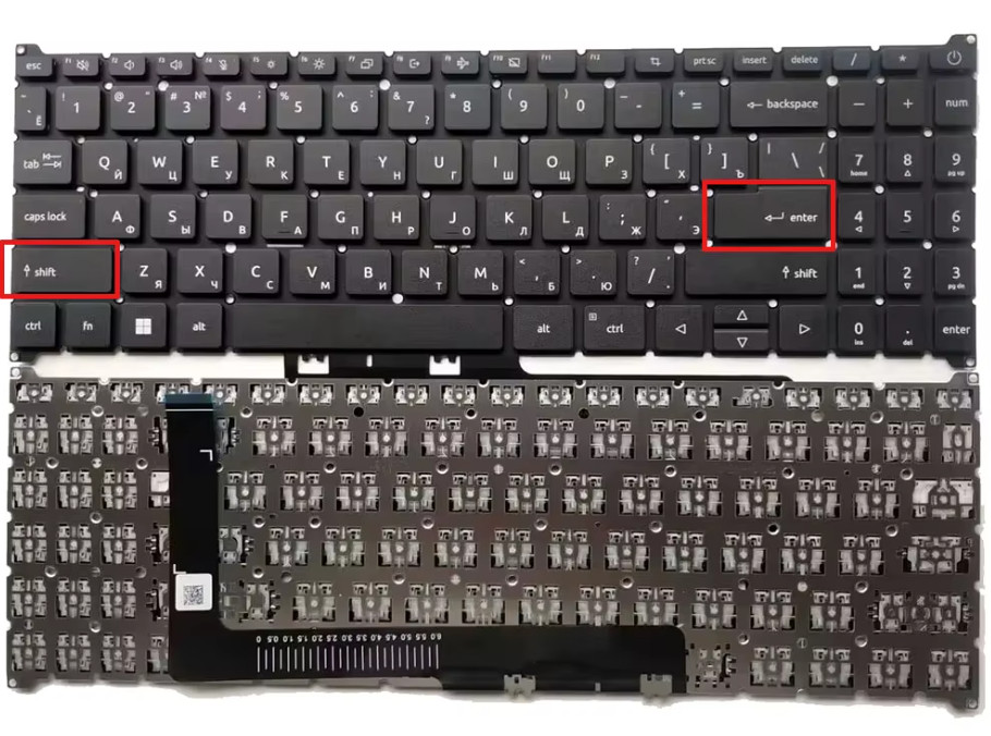 Клавиатура для ноутбука Acer Aspire A315-59 черная