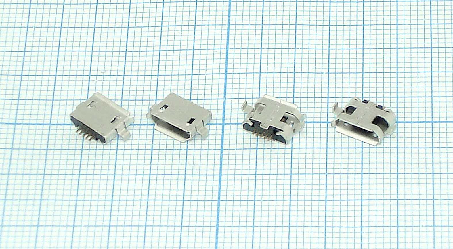 Разъем Micro USB для планшета тип USB 46 (RS-MI033) 5 pin
