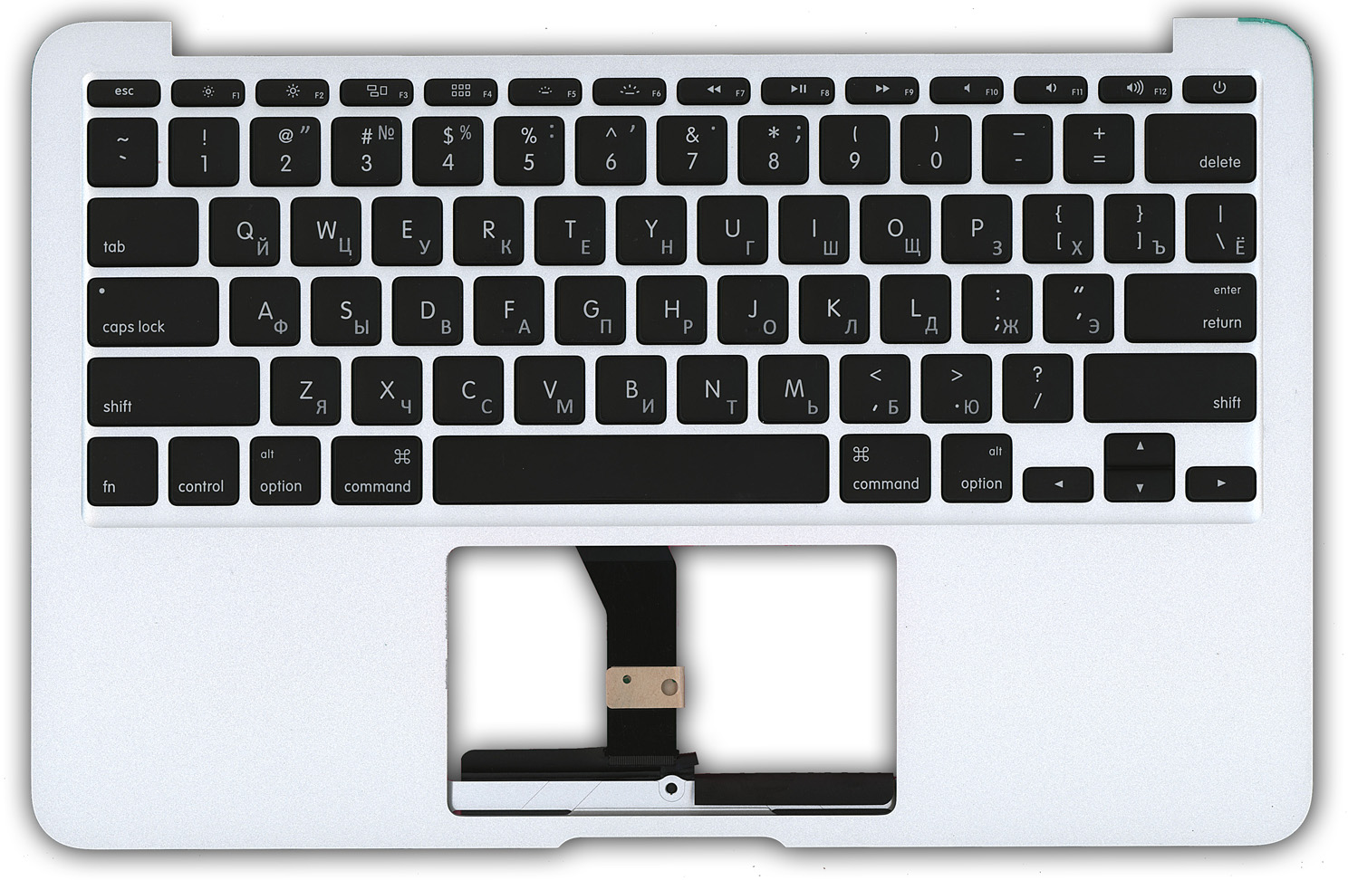 Топкейс для MacBook Air A1465 2012 серебристый