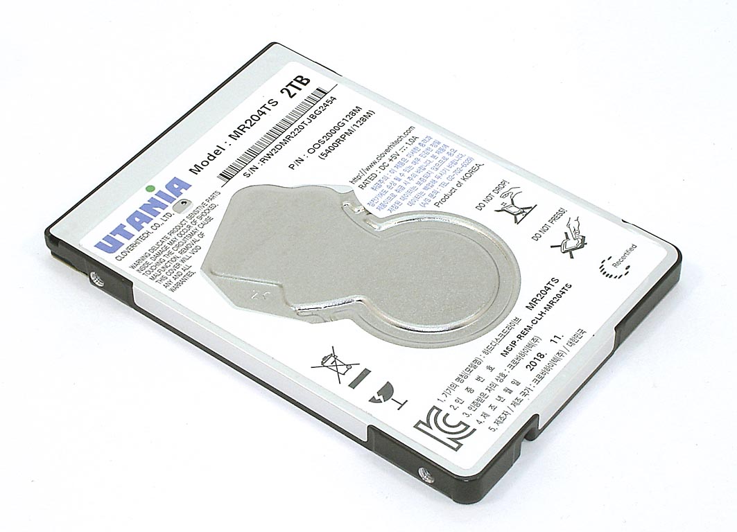 Жесткий диск HDD 2,5" 2Tb Utania MR204TS, OOS2000G128M