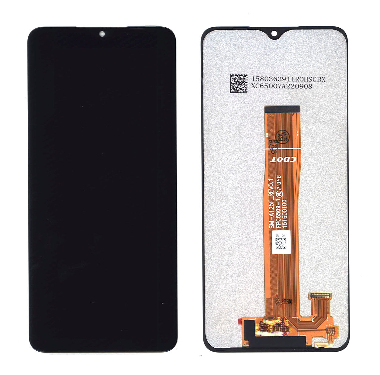 Дисплей для Samsung Galaxy A12 Nacho SM-A127F/DSN (incell) черный