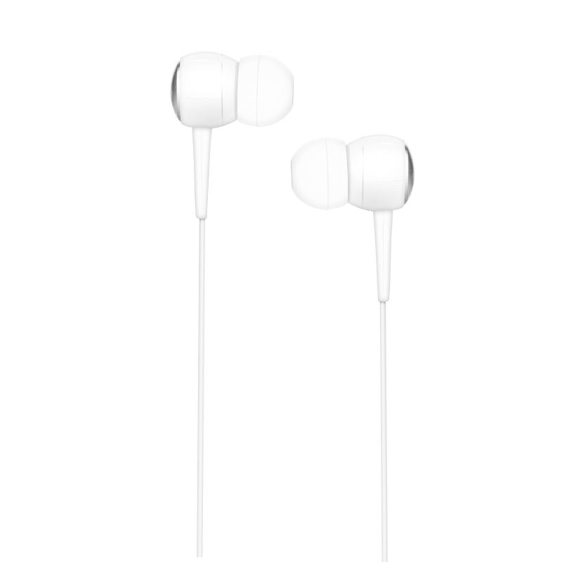 Наушники HOCO М19 Drumbeat universal с микрофоном, 3.5mm mini jack, белый
