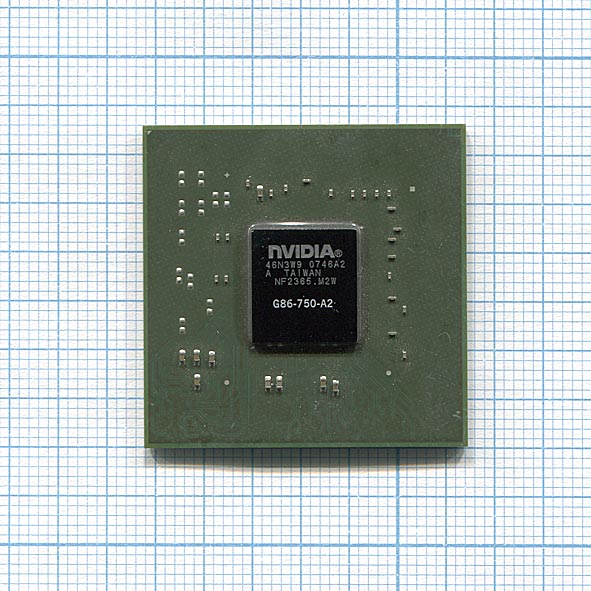 Чип nVidia G86-750-A2 ребол