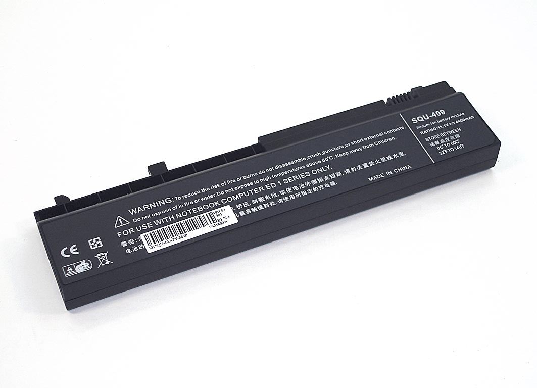 Аккумуляторная батарея для ноутбука Lenovo Y200 (SQU-409) 11.1V 4400mAh OEM черная