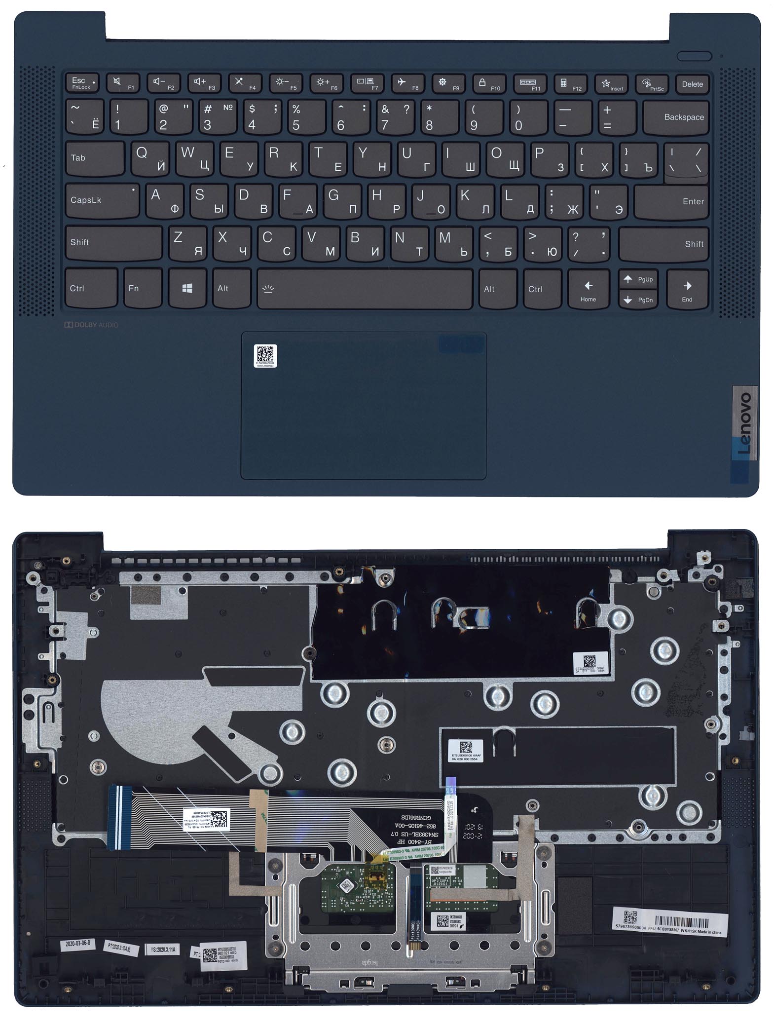 Топкейс для Lenovo Ideapad 5-14IIL05 синий