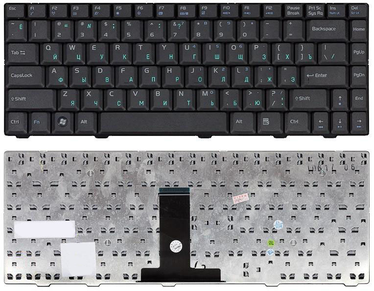 Клавиатура для ноутбука Asus F80 X82 X85 X88 F81 F81S F83SE черная