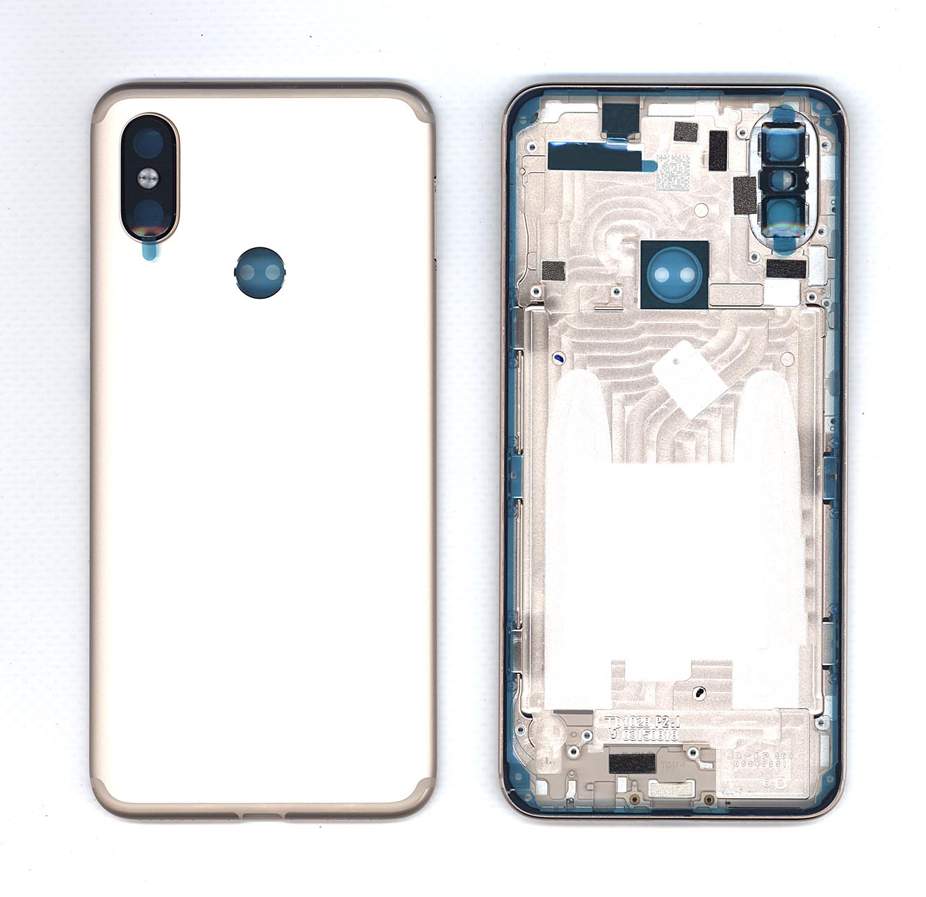 Задняя крышка для Xiaomi Mi 6X Mi A2 золотая