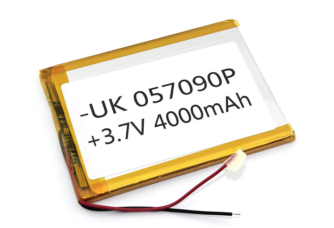 Аккумулятор Li-Pol (батарея) 5*70*90мм 2pin 3.7V/4000mAh