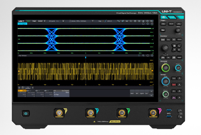 Осциллограф высокого разрешения UNI-T MSO8804HD