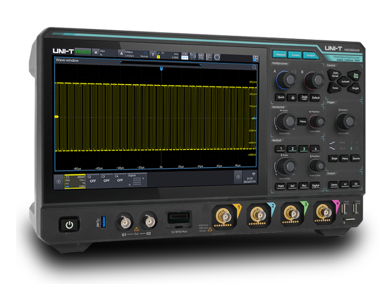 Осциллограф высокого разрешения UNI-T MSO3024HD