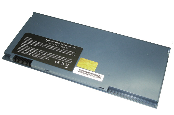 Аккумуляторная батарея для ноутбука MSI X320 Hitachi PC-AB8360 (925T2950F) 14.8V 41Wh OEM черная