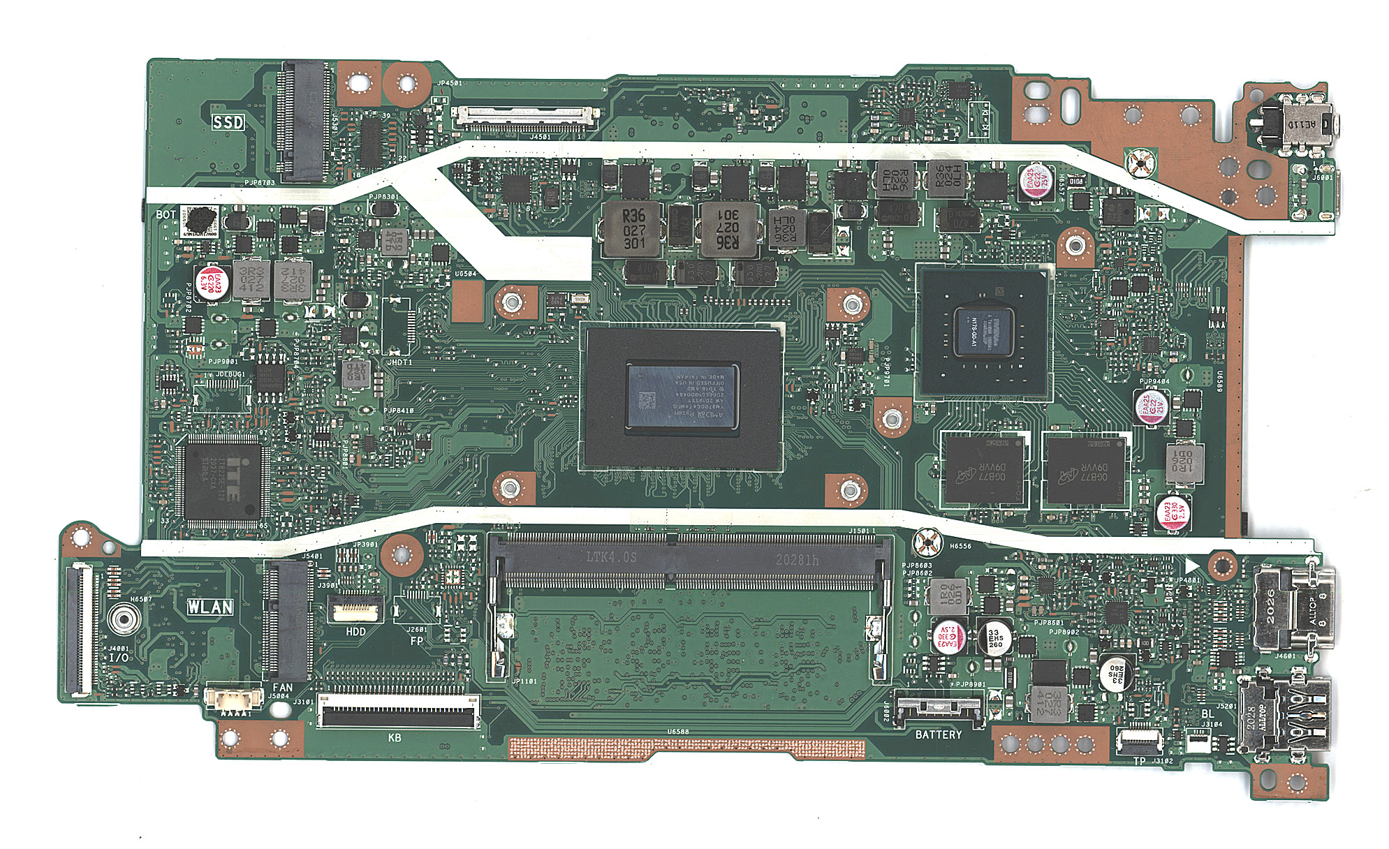 Материнская плата для Asus X509DJ 4G/R7-3700U 90NB0P20-R00060