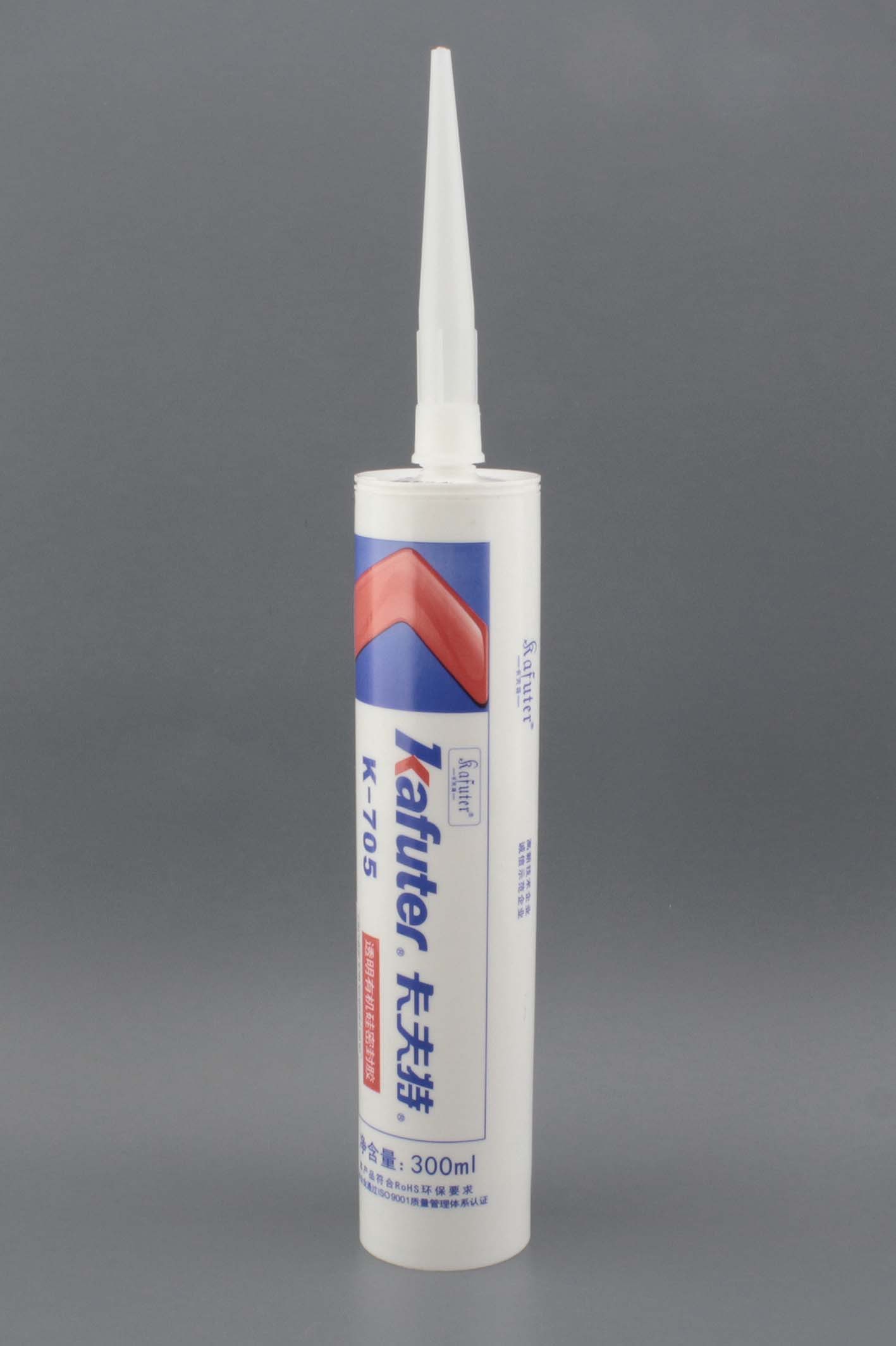 Клей-герметик силиконовый Kafuter K-705 прозрачный 300 мл