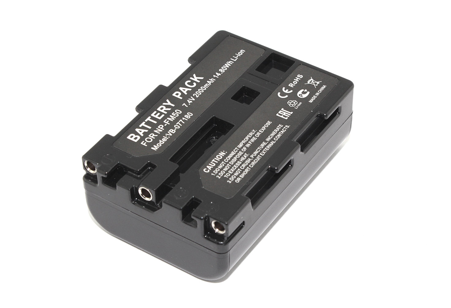 Аккумуляторная батарея для фото и видеокамеры Sony CCD-TR, TRV, DCR-DVD(NP-FM50) 7.4V 2000mAh Li-ion