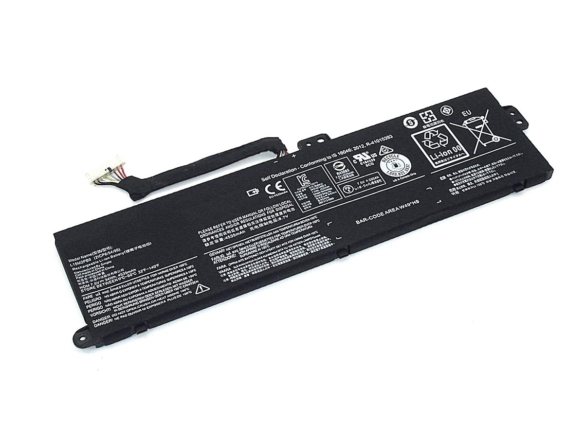 Аккумуляторная батарея для ноутбука Lenovo Chromebook 100S (L15L2PB0) 7.6V 4500mAh