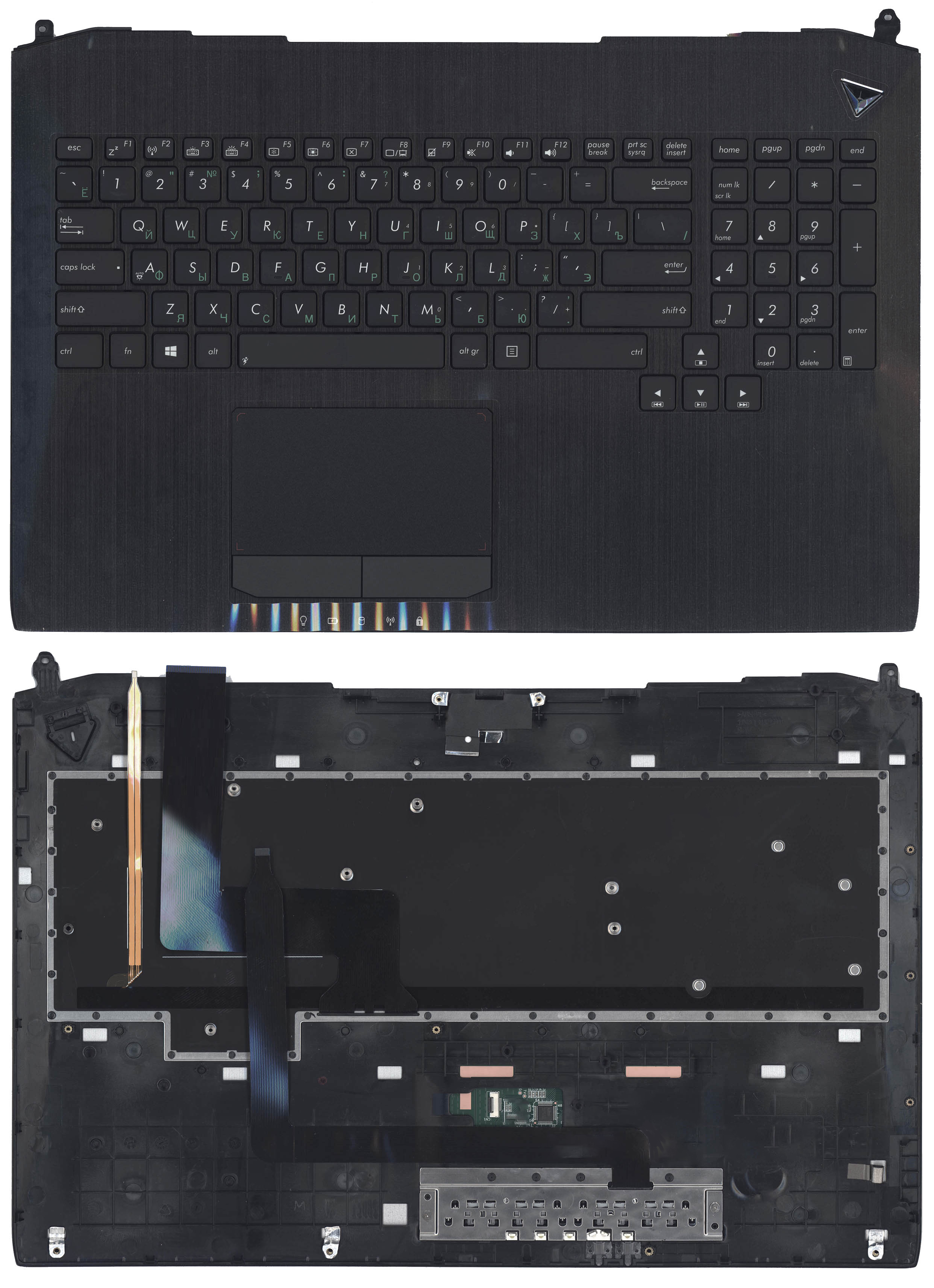 Топкейс для Asus G750 G750JX G750JW G750JH G750JM черный