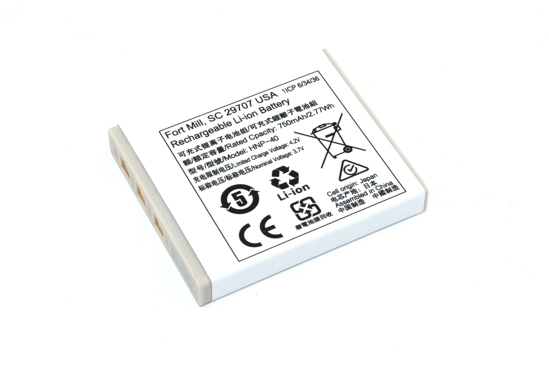 Аккумуляторная батарея 3.7V 750mAh для HONEYWELL 8650, 8670, Voyager 1602G 50129434-001FRE