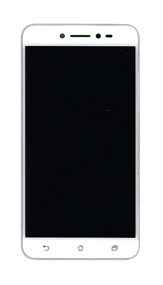Модуль (матрица + тачскрин) для Asus ZenFone Live ZB501KL белый с рамкой уценка Б/У