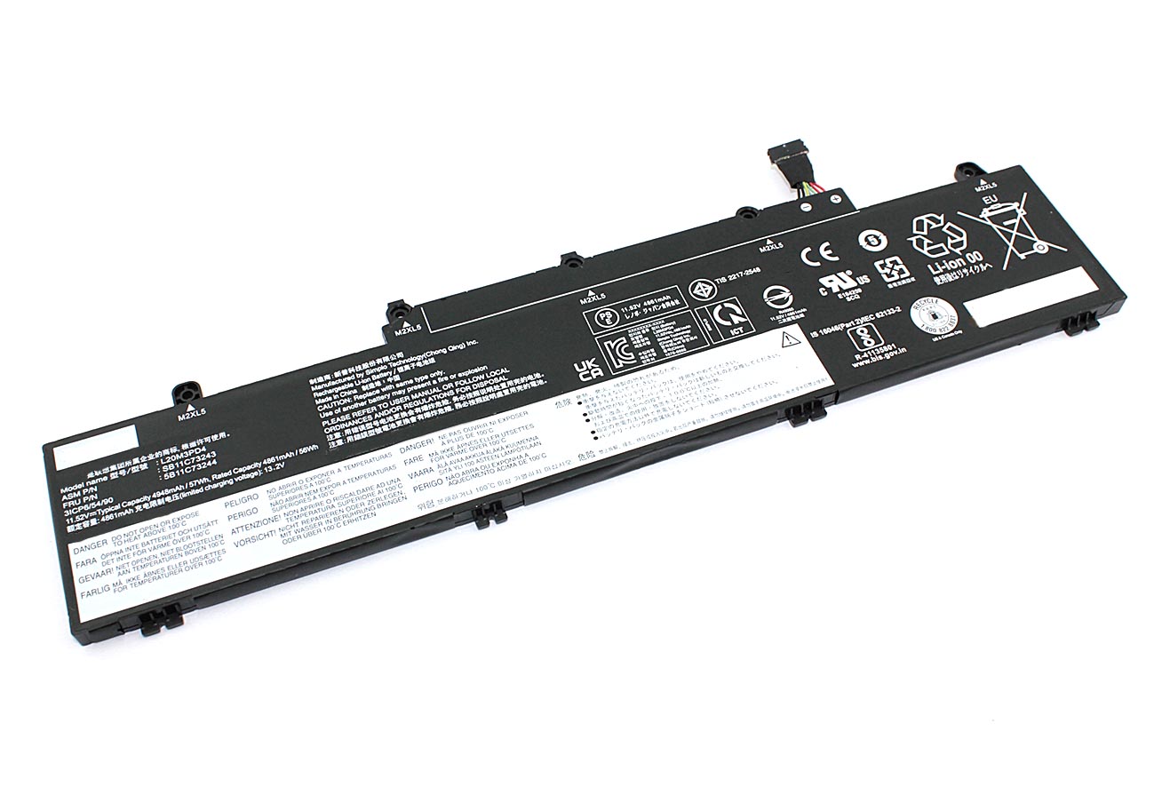 Аккумуляторная батарея для ноутбука Lenovo ThinkPad E14 gen 2/3 (L20M3PD4) 11.52V 57Wh