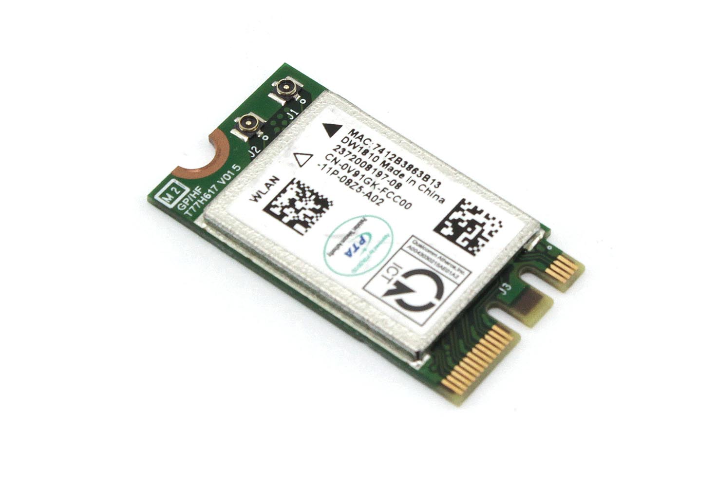 Wi-Fi адаптер + Bluetooth Dell DW1810 QCNFA435