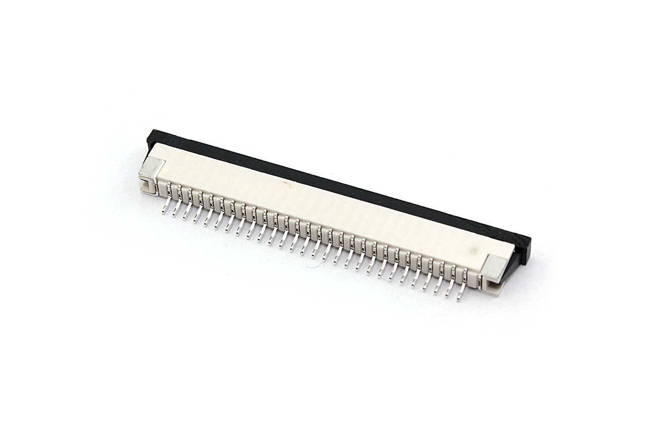 Разъем FPC Half Coverage Bottom Contact 1.0K-BX-28PWB 28 pin высота 2мм шаг 1мм